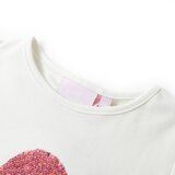  Dječja majica prljavo bijela boja 116 | shoptok.hr