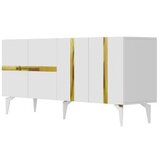 Hanah home vania - white, gold whitegold console | ePonuda.com