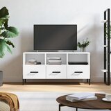 vidaXL TV omarica bela 102x36x50 cm konstruiran les Cene