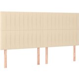 Okvir za krevet s uzglavljem krem 180 x 200 cm od tkanine | shoptok.hr