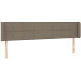  Uzglavlje s ušima smeđesivo 163x16x78/88 cm od tkanine | shoptok.hr