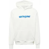Sixth June Sweater majica plava / prljavo bijela