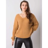 Och Bella Sweater-TW-SW-BI-19710.11-camel | Shoptok.si