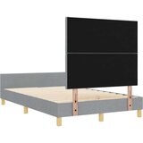 vidaXL Svijetlosivi okvir kreveta od tkanine 120x190 cm | shoptok.hr