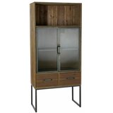  Ormarić DKD Home Decor Crna Drvo Metal Kristal (70 x 34.5 x 160 cm) Cijene