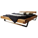Livetastic postelja iz tramov 180 cm x 200 cm , les barve hrasta | Shoptok.si