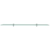 vidaXL Zidna Polica Staklena 100x20 cm 8 mm | shoptok.hr