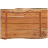 vidaXL Mizna plošča 60x40x2,5 cm pravokotna akacija naraven rob | Shoptok.si