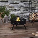 vidaXL Posuda za vatru sa žaračem 58 cm XXL čelična Cijene