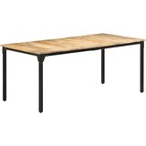 vidaXL Blagovaonski stol 180 x 90 x 76 cm od grubog drva manga | shoptok.hr