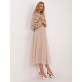 Italy Moda Skirt-DHJ-SD-19568.13X-beige | Shoptok.si