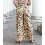 Gemre Beige Women's Wide Pleated Trousers Sammira | shoptok.hr