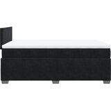 Box spring krevet s madracem crni 120 x 200 cm baršunasti | shoptok.hr