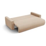 Cosmopolitan Design Svjetlo smeđa baršunasti sklopiva/s prostorom za odlaganje sofa 238 cm Belfast – | shoptok.hr