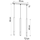  Visilica MOZAICA 3L crna/krom | shoptok.hr