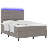  s opruga kutije Sivo-smeđa 140 x 190 cm tkanina | shoptok.hr