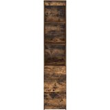 vidaXL Visoka ploča dimljeni hrast 37,5x35x180 cm izrađeno drvo | shoptok.hr