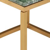 Stolić za kavu zeleni 40x40x35 cm pravi kamen mramorne teksture | Eponuda.com