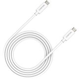 Canyon U4-CC-5A2M-E, USB4 type-C to type-C cable assembly 20G 2m 5A 240W white ( CNS-USBC42W ) Cene