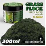 Green Stuff World grass flock - dark green marsh 2-3mm (200ml) Cene