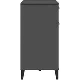  Komoda VIKEN antracit siva 80 x 40 x 80 cm od masivne borovine | shoptok.hr
