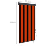  Vanjska roleta 80 x 250 cm narančasto-smeđa | shoptok.hr