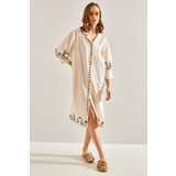 Bianco Lucci Women's Embroidery Embroidered Dress cene