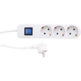 REV RITTER produžni kabel s utičnicama (3-struko, Bijelo-sive boje, Dužina kabela: 1,4 m, 3.500 W, Prekidač za uključivanje / isključivanje) Cijene