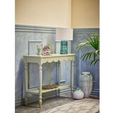 Bloomingville Svetlo zelena stranska mizica iz masivnega bora 36x106 cm Salla – | Shoptok.si