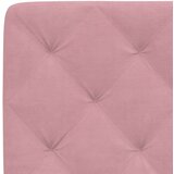  Krevet s madracem ružičasti 140x190 cm baršunasti | shoptok.hr