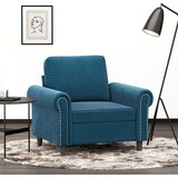 vidaXL Fotelj moder 60 cm žamet, (21012663) | Shoptok.si