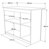 Hanah home OR2-S oak kitchen table | Eponuda.com