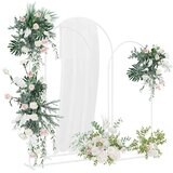  Vjenčani luk 3 pcs Bijeli Čelik | shoptok.hr