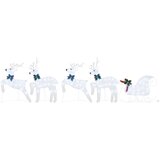 vidaXL LED irvasi 5 pcs Srebrno tkanina | shoptok.hr