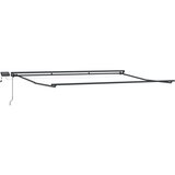  Ročno senčilo s LED-ji Zelena, Bela, Antracit 5 × 3,5 m, (5000211547) | Shoptok.si