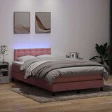 Box Spring krevet s madracem ružičasti 120x220 cm samt | shoptok.hr