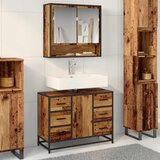  Kupaonski ormar Staro drvo 80 x 33 x 60 cm Konstruirano drvo Cijene