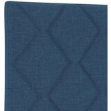  Boxspring krevet s madracem Plava 90 x 190 cm Tkanina - Plava 90 x 190 cm Dizajn s rombovima | shoptok.hr
