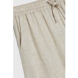 Marisse Beige Linen Shorts | shoptok.hr