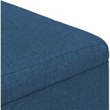  Otoman za pohranu s jastukom Plava 60 x 60 x 45 cm tkanina | shoptok.hr