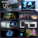Hisense TV 55U7SE 55"4K ULED MINI LED SMART TV 144Hz VIDAA O | Eponuda.ba