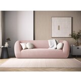 Cosmopolitan Design Svijetlo ružičasta sofa od bouclé tkanine 230 cm Essen – | shoptok.hr