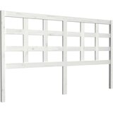  Uzglavlje za krevet bijelo 165 5x4x100 cm od masivne borovine | shoptok.hr