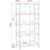  Polica Staro drvo 78,5 x 33 x 153 cm metal PB | shoptok.hr