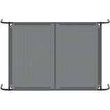 vidaXL dvignjena pasja postelja siva 130x80x20 cm tekstilen in jeklo | Shoptok.si