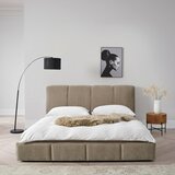 Livetastic OBLAZINJENA POSTELJA 181 cm x 201 cm , les, kovina, umetna masa, tekstil bež | Shoptok.si