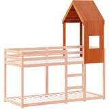 Krov za dječji krevet voštano smeđi 55 x 84 x 132 cm borovina | shoptok.hr