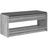  Haldna klop z blazino s polico Siva Sonoma 103 x 38 x 45 cm, (5000155666) | Shoptok.si