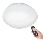 Eglo Stropna LED svetilka Sileras-a (36 W, premer: 60 cm, bele barve) | Shoptok.si