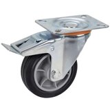 DÖRNER&HELMER 716852 TPE okretni kotač 100x30mm, Rola, total lock, ploča 100x85mm, PP obod sivi, Trkr. 70 kg | Eponuda.ba